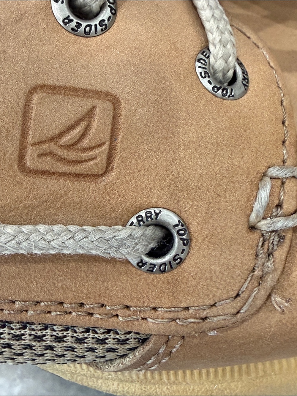 Women’s Sperry Top-Sider Intrepid Tan Leather Boat Shoes Size 8 - Picture 5 of 9